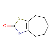 Chemical structure of 2H,3H,4H,5H,6H,7H,8H-cyclohepta[d][1,3]thiazol-2-one - CSSB00000751595