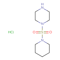 Chemical structure of 1-(piperidine-1-sulfonyl)piperazine hydrochloride - CSSB00160572415