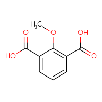 Chemical structure of 2-methoxybenzene-1,3-dicarboxylic acid - CSSB00000032603