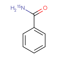 Chemical structure of benzene(¹⁵N)carboxamide - CSSB00015287161