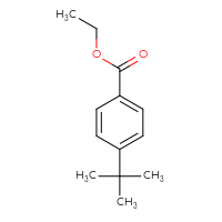 Chemical structure of ethyl 4-tert-butylbenzoate - CSSB00000169941
