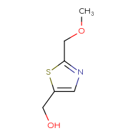 Chemical structure of [2-(methoxymethyl)-1,3-thiazol-5-yl]methanol - CSSB00000733689