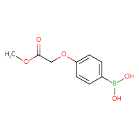 Chemical structure of [4-(2-methoxy-2-oxoethoxy)phenyl]boronic acid - CSSB00000070588