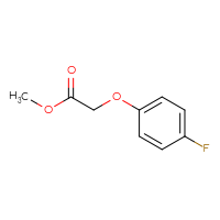 Chemical structure of methyl 2-(4-fluorophenoxy)acetate - CSSB00000148418