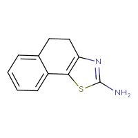 Chemical structure of 4H,5H-naphtho[2,1-d][1,3]thiazol-2-amine - CSSB00000066845