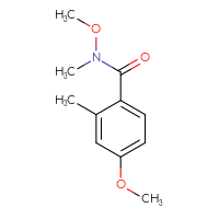 Chemical structure of N,4-dimethoxy-N,2-dimethylbenzamide - CSSB00000703047