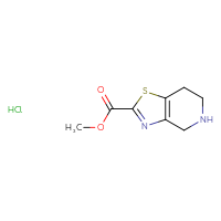 Chemical structure of methyl 4H,5H,6H,7H-[1,3]thiazolo[4,5-c]pyridine-2-carboxylate hydrochloride - CSSB00102952549