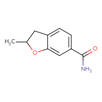 Chemical structure of 2-methyl-2,3-dihydro-1-benzofuran-6-carboxamide - CSSB06626384207