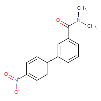 Chemical structure of N,N-dimethyl-4'-nitro-[1,1'-biphenyl]-3-carboxamide - CSSB00102637911