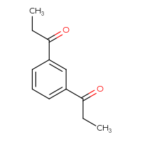 Chemical structure of 1-(3-propanoylphenyl)propan-1-one - CSSB00000078788
