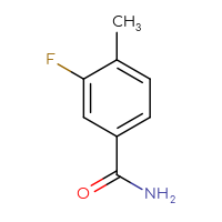 Chemical structure of 3-fluoro-4-methylbenzamide - CSSB00000216902
