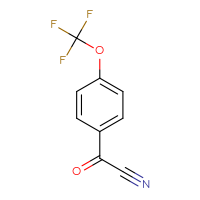 Chemical structure of 4-(trifluoromethoxy)benzoyl cyanide - CSSB00010185573