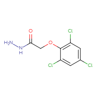 Chemical structure of 2-(2,4,6-trichlorophenoxy)acetohydrazide - CSSB00011881470