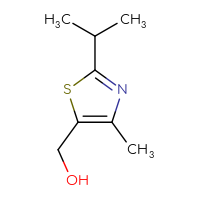 Chemical structure of [4-methyl-2-(propan-2-yl)-1,3-thiazol-5-yl]methanol - CSSB00010393023
