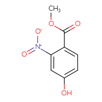 Chemical structure of methyl 4-hydroxy-2-nitrobenzoate - CSSB00000701582