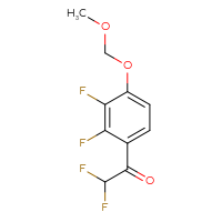 Chemical structure of 1-[2,3-difluoro-4-(methoxymethoxy)phenyl]-2,2-difluoroethan-1-one - CSSB21103684249