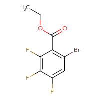 Chemical structure of ethyl 6-bromo-2,3,4-trifluorobenzoate - CSSB03959478553