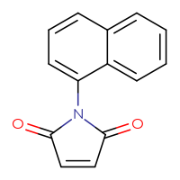 Chemical structure of 1-(naphthalen-1-yl)-2,5-dihydro-1H-pyrrole-2,5-dione - CSSB00000594868