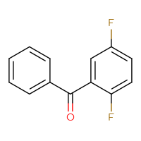 Chemical structure of (2,5-difluorophenyl)(phenyl)methanone - CSSB00011217027