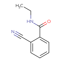 Chemical structure of 2-cyano-N-ethylbenzamide - CSSB00010273579