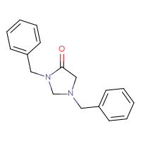 Chemical structure of 1,3-dibenzylimidazolidin-4-one - CSSB00020648448
