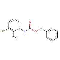 Chemical structure of benzyl N-(3-fluoro-2-methylphenyl)carbamate - CSSB00160334255