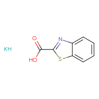 Chemical structure of 1,3-benzothiazole-2-carboxylic acid potassium hydride - CSSB21493655359