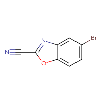 Chemical structure of 5-bromo-1,3-benzoxazole-2-carbonitrile - CSSB00015854069