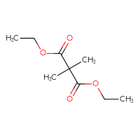 Chemical structure of 1,3-diethyl 2,2-dimethylpropanedioate - CSSB00000766729