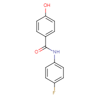 Chemical structure of N-(4-fluorophenyl)-4-hydroxybenzamide - CSSB00000597856