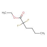 Chemical structure of ethyl 2,2-difluorohexanoate - CSSB00000100316