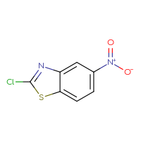 Chemical structure of 2-chloro-5-nitro-1,3-benzothiazole - CSSB00010204921