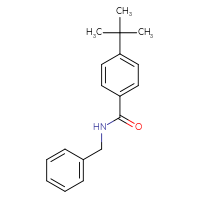 Chemical structure of N-benzyl-4-tert-butylbenzamide - CSSB00000153136