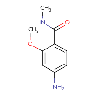 Chemical structure of 4-amino-2-methoxy-N-methylbenzamide - CSSB00011977860