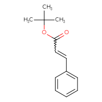 Chemical structure of tert-butyl 3-phenylprop-2-enoate - CSSB00011214967