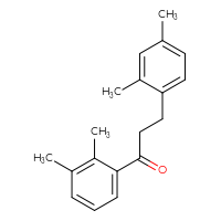 Chemical structure of 1-(2,3-dimethylphenyl)-3-(2,4-dimethylphenyl)propan-1-one - CSSB00020571406
