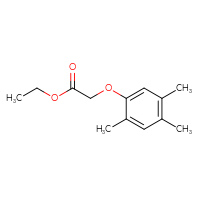 Chemical structure of ethyl 2-(2,4,5-trimethylphenoxy)acetate - CSSB00010777829