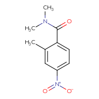 Chemical structure of N,N,2-trimethyl-4-nitrobenzamide - CSSB00011714099