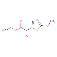 Chemical structure of ethyl 2-(2-methoxy-1,3-thiazol-5-yl)-2-oxoacetate - CSSB00018806940