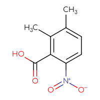 Chemical structure of 2,3-dimethyl-6-nitrobenzoic acid - CSSB00015830093