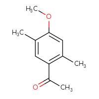 Chemical structure of 1-(4-methoxy-2,5-dimethylphenyl)ethan-1-one - CSSB00000700087
