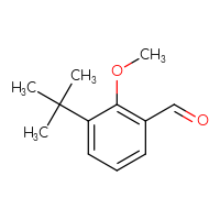 Chemical structure of 3-tert-butyl-2-methoxybenzaldehyde - CSSB00010623675