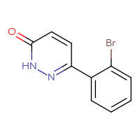 Chemical structure of 6-(2-bromophenyl)-2,3-dihydropyridazin-3-one - CSSB00011319659