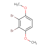 Chemical structure of 2,3-dibromo-1,4-dimethoxybenzene - CSSB00009814941