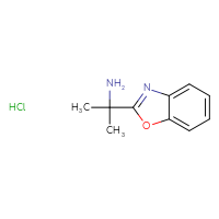 Chemical structure of 2-(1,3-benzoxazol-2-yl)propan-2-amine hydrochloride - CSSB00025777013