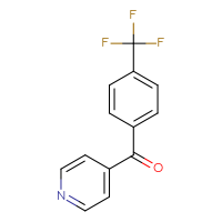 Chemical structure of 4-[4-(trifluoromethyl)benzoyl]pyridine - CSSB00001009736