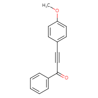 Chemical structure of 3-(4-methoxyphenyl)-1-phenylprop-2-yn-1-one - CSSB00015215350