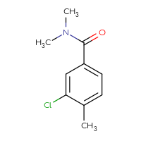 Chemical structure of 3-chloro-N,N,4-trimethylbenzamide - CSSB00011830779