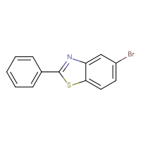 Chemical structure of 5-bromo-2-phenyl-1,3-benzothiazole - CSSB00009812045