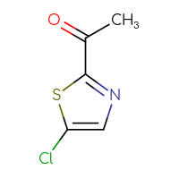 Chemical structure of 1-(5-chloro-1,3-thiazol-2-yl)ethan-1-one - CSSB00012443656